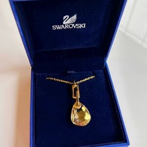 Swarovski Parallele Desert Glow Pendant Necklace- New In Box